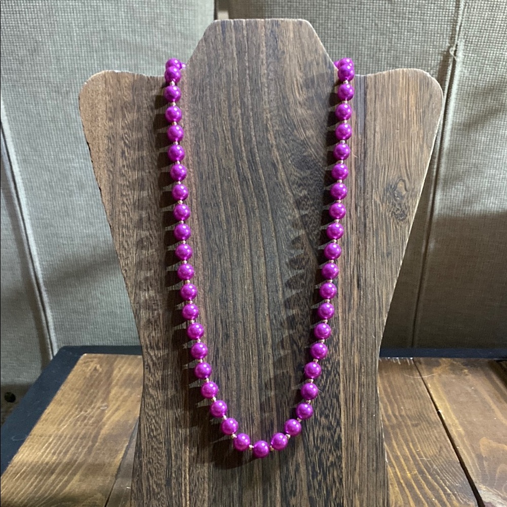 Purple and Gold Elegant Necklace Elegant